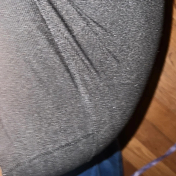 Bebe Soort  black Rose gold sparkle side Logo high waisted leggings Sz L - Picture 7 of 10